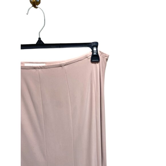 Joseph Ribkoff Midi Pull-On Skirt Pink Size 16 Glam Party Holiday Formal Classic - Picture 6 of 10